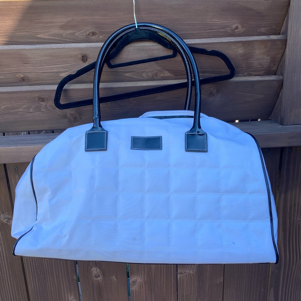 Givenchy Perfume Overnight Duffle tote Bag in white